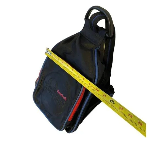 VTG 90's Reebok The Pump Sports Bag Backpack Black Blue Red RARE